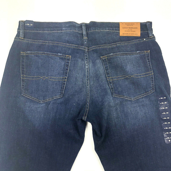 Lucky Brand Jeans 221 Straight 38x30 Medium Dark - Picture 5 of 5